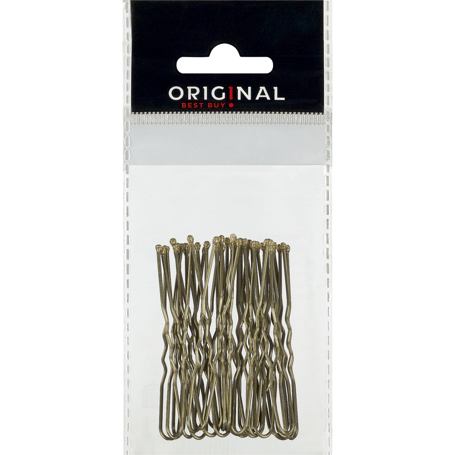 Sibel OBB Pins Metal Wavy 50mm Goud 25   stuks