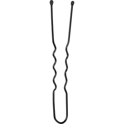 Sibel OBB Pins Metal Wavy 60mm Zwart 25   stuks