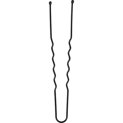 Sibel OBB Pins Metal Wavy 70mm Zwart 25   stuks