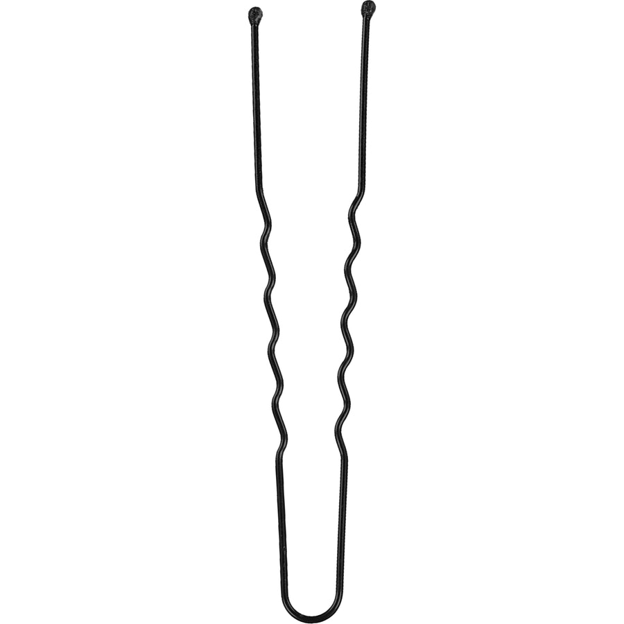 Sibel OBB Pins Metal Wavy 70mm Zwart 25   stuks