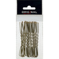 Sibel OBB Pins Metal Wavy 70mm Goud 25   stuks