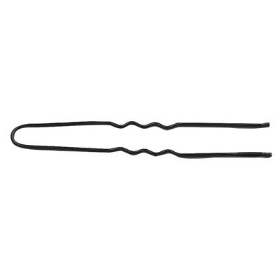 Sibel OBB Pins Metal Wavy 50mm Zwart 400   stuks