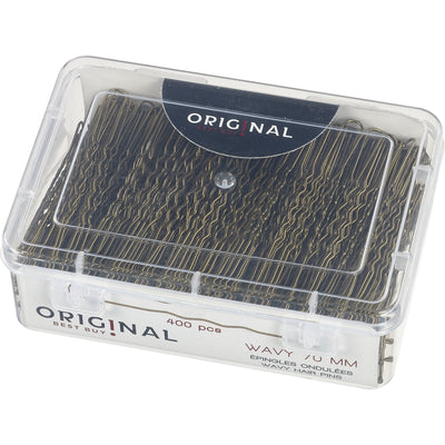 Sibel OBB Pins Metal Wavy 70mm Goud 400   stuks