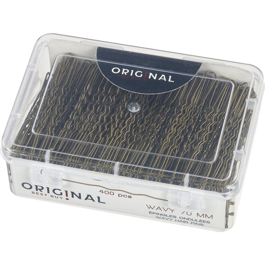 Sibel OBB Pins Metal Wavy 70mm Goud 400   stuks