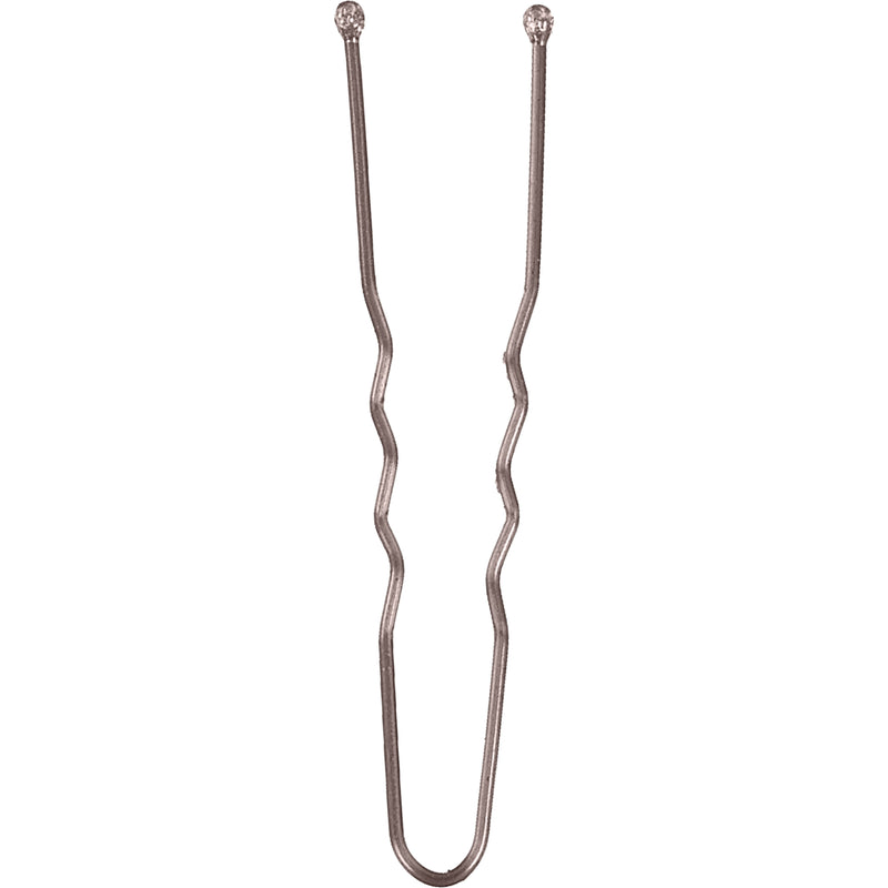 Sibel OBB Pins Metal Wavy 50mm Bruin 25   stuks