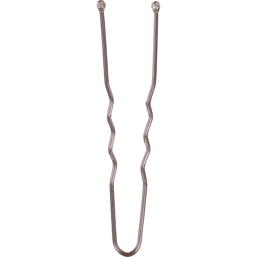 Sibel OBB Pins Metal Wavy 50mm Bruin 25   stuks