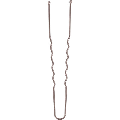 Sibel OBB Pins Metal Wavy 70mm Bruin 25   stuks