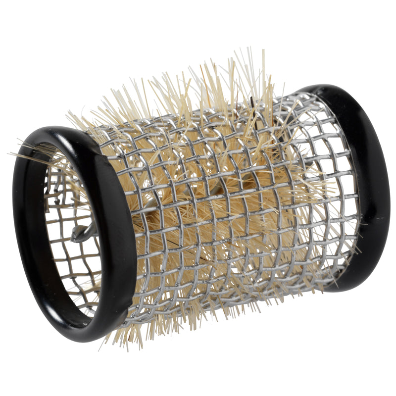 Sibel Metal Roller Zwart 28mm Kort 12 stuks