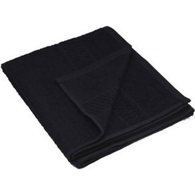BOB TUO Katoenen Handdoek Zwart