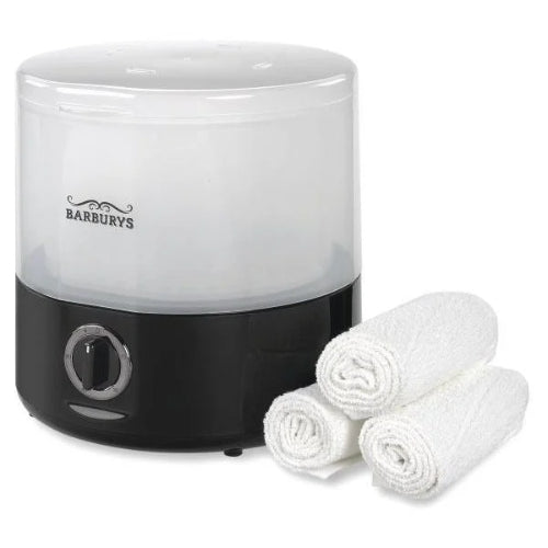Barburys Katoenen Handdoeken Steamer Wit