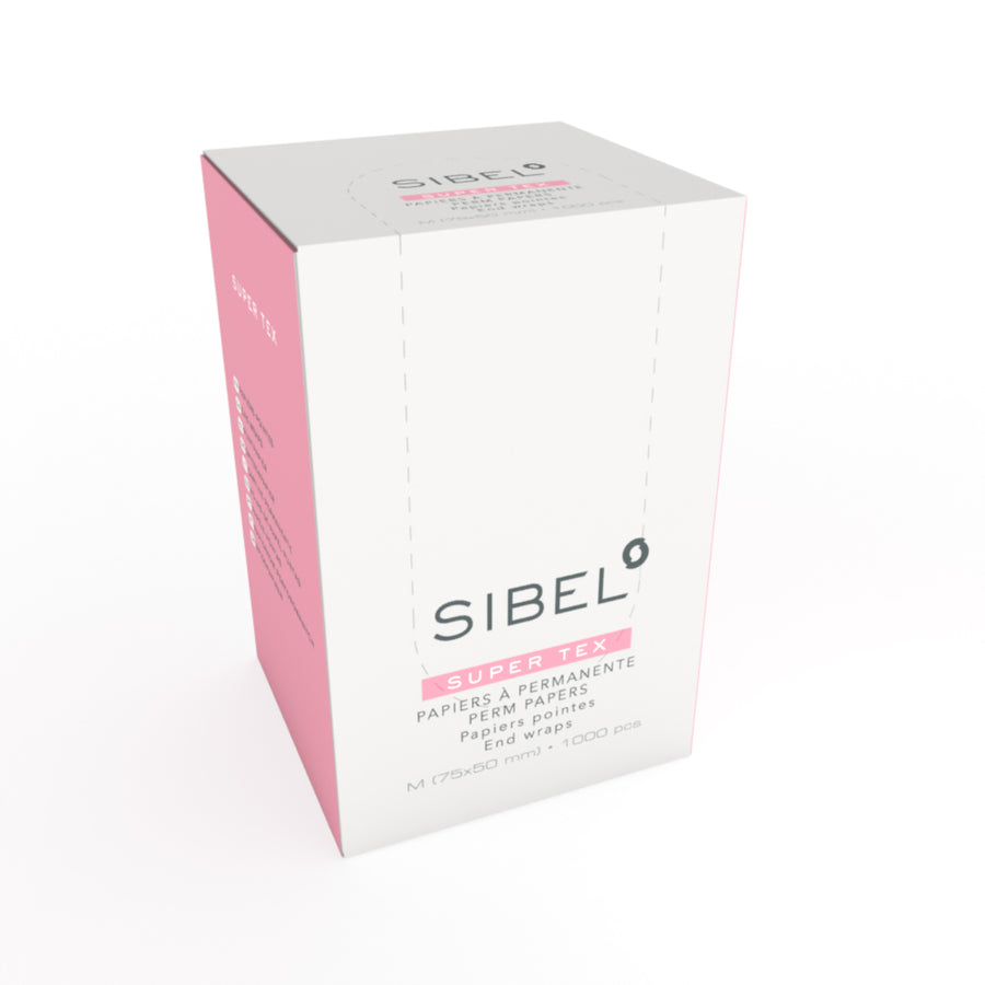 Sibel Papiertjes haarpunten Super Tex Doos 1000 stuks