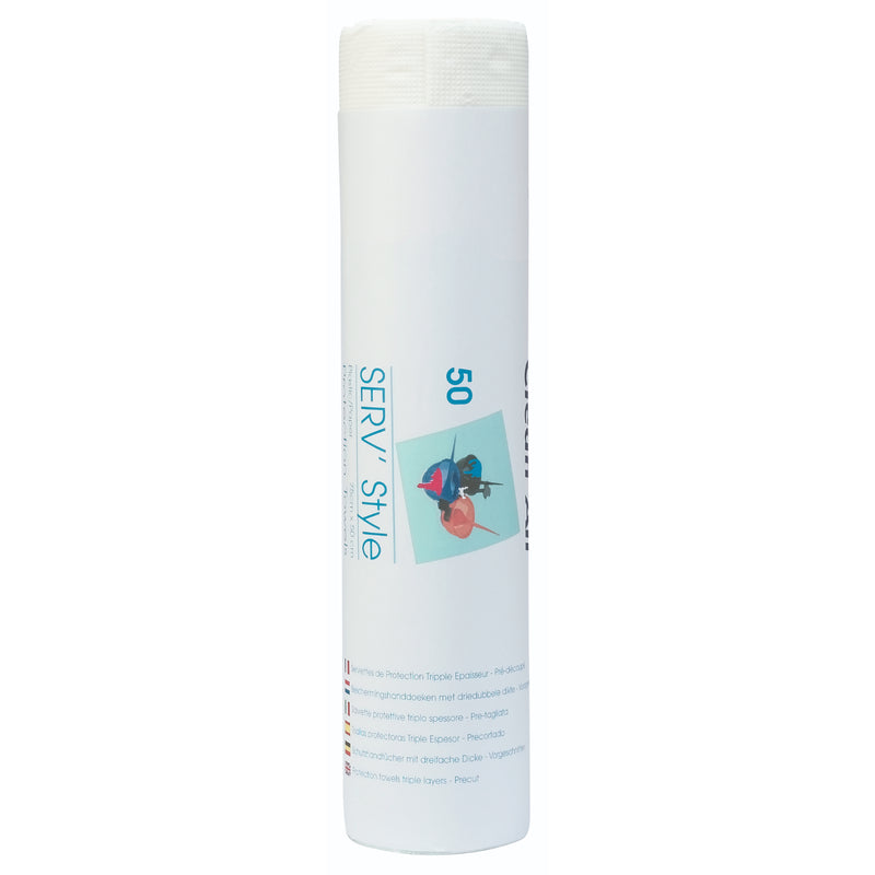Sibel Papieren handdoekjes met plastic coating Tinting 50 stuks