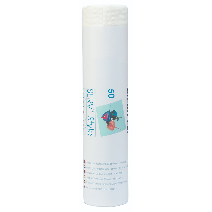 Sibel Papieren handdoekjes met plastic coating Tinting 50 stuks