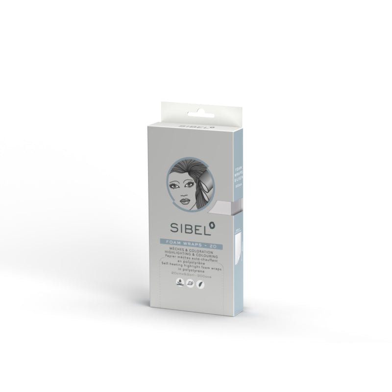 Sibel Highlight Schuim Zilver 9.5cmx20cm 200 stuks
