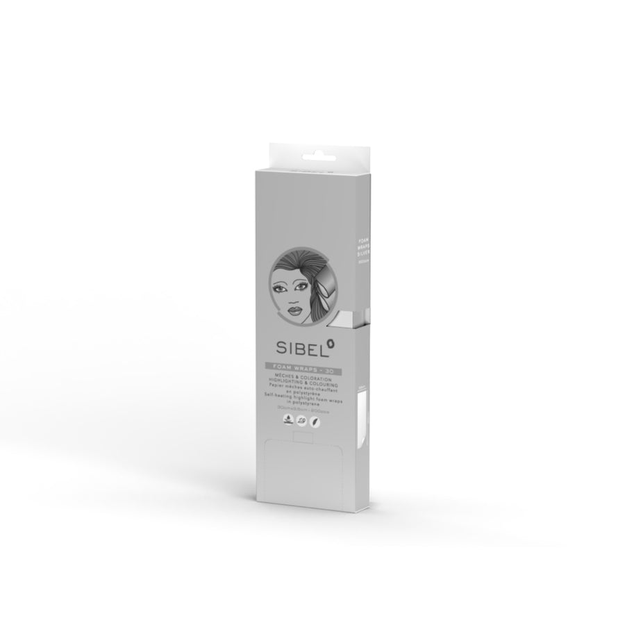Sibel Highlight Schuim Zilver 9.5cmx30cm 200 stuks