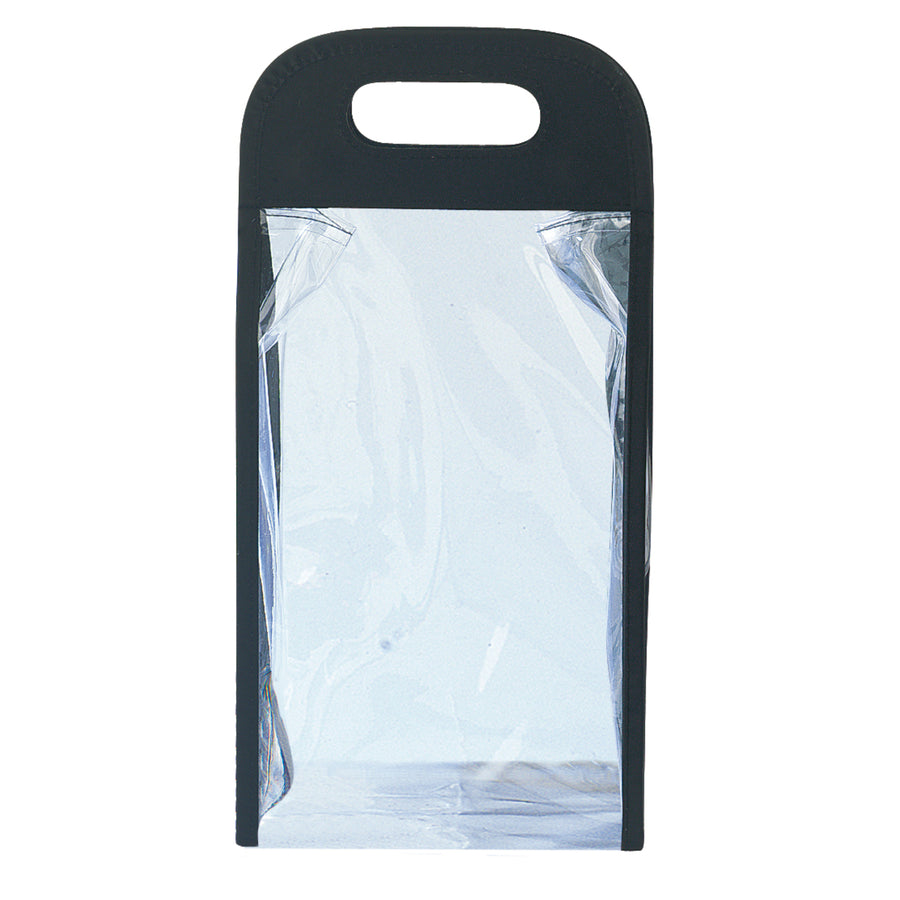 Sibel Cosmetisch Tasje PVC Duo Zwart