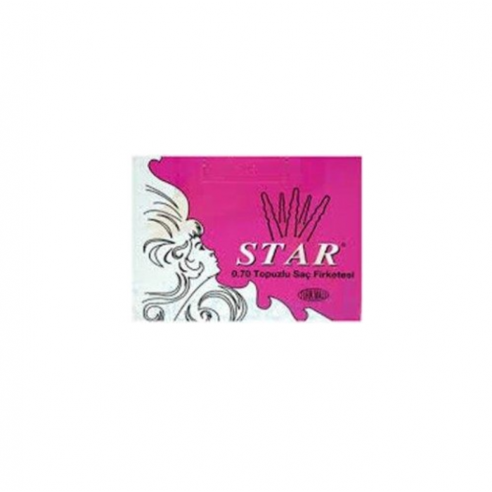 Star No 0.7 Zwarte Golvende Haarspeldjes 4.5 cm - 150 Stuks