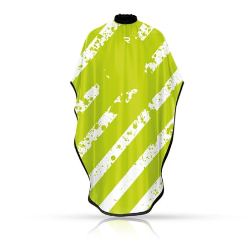 Rovra Barber Cape Splash – White &amp; Green