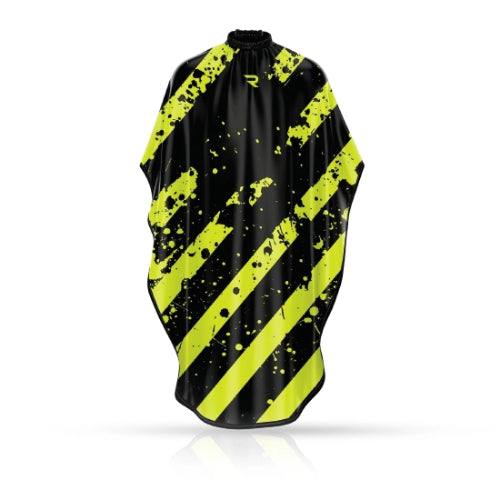 Rovra Barber Cape Splash – Green &amp; Black