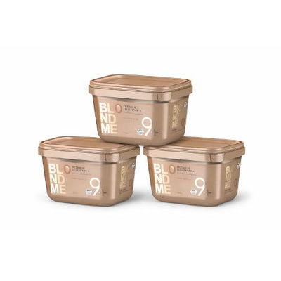 Schwarzkopf Professional - Blond Me Premium Lightener 9+ poeder Comp. Premium 450 g Lightener 9+ - 3 stuks