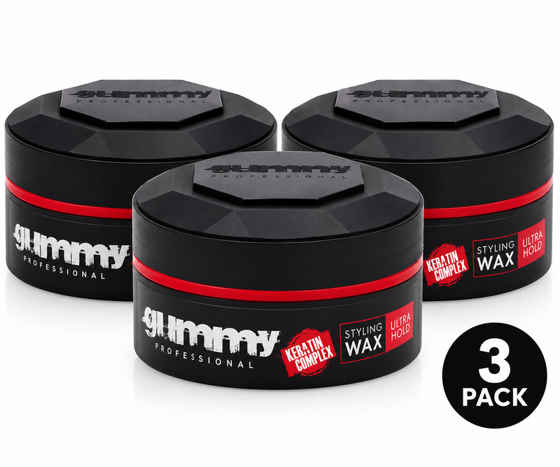 Gummy Styling Wax Ultra Hold 150ml (3 Pack)