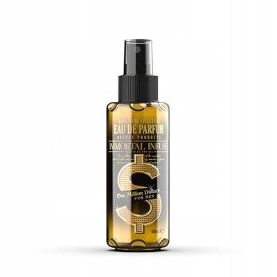 Immortal Infuse Eau de Perfume One Million Dollars 100ml (Mirrored Wooden Desktop Stand Included)