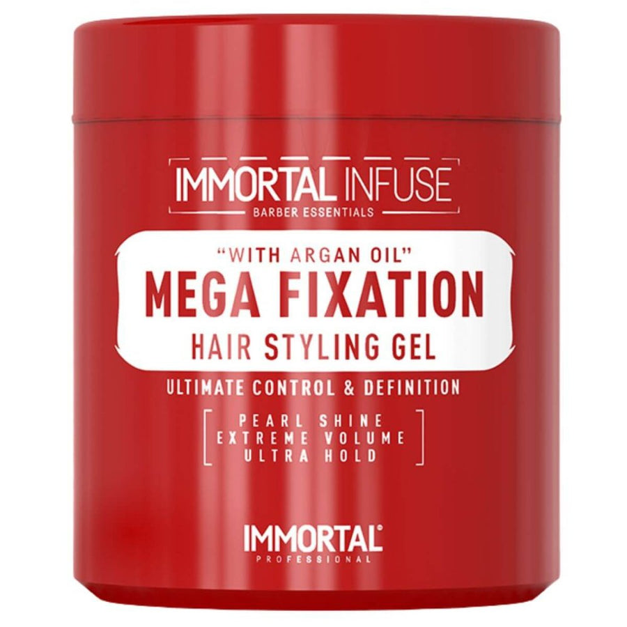 Immortal Infuse Mega Fixation Hair Styling Gel with Argan Oil 500ml