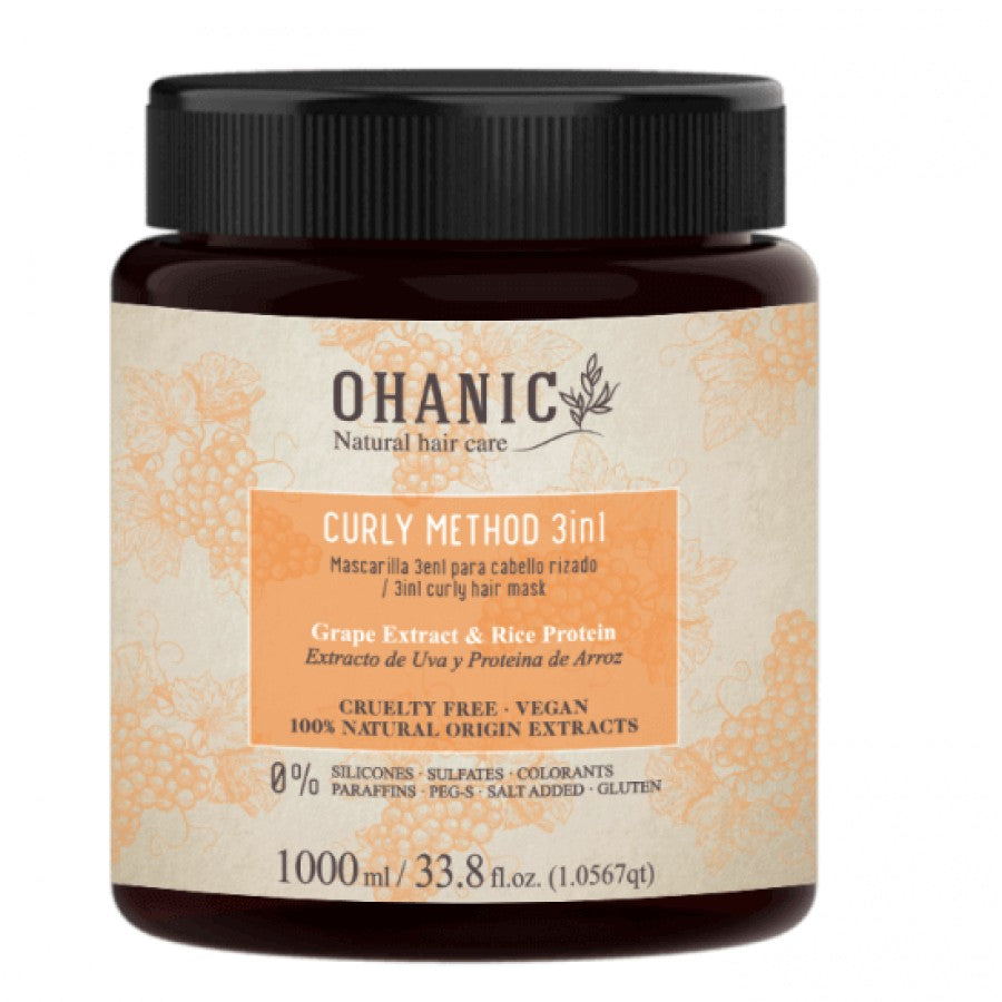 Ohanic Curly Method 3 In 1 Mask 250ml