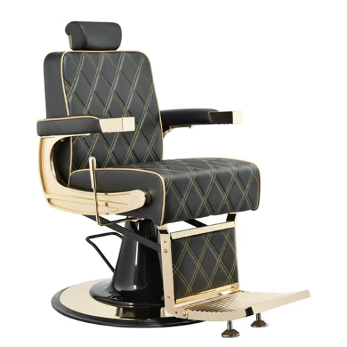 BarbierPro - Crew - Zwart Gouden Barberstoel