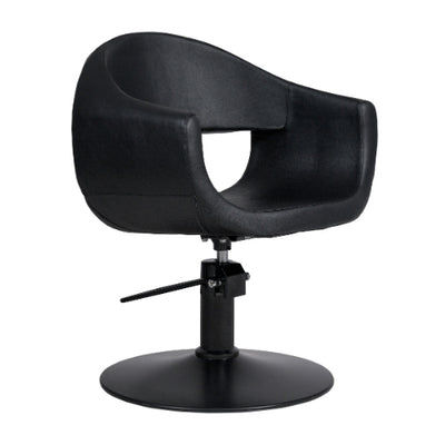 BarbierPro - Glam - Zwart Ronde Voet Styling Stoel