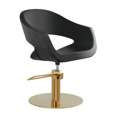 BarbierPro - Auric - Gouden Ronde Voet Styling Stoel
