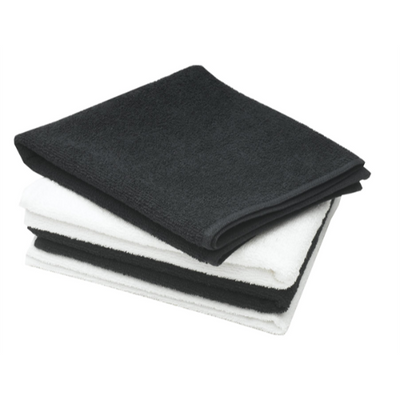 Katoenen Handdoeken Invincible Zwart 12 st