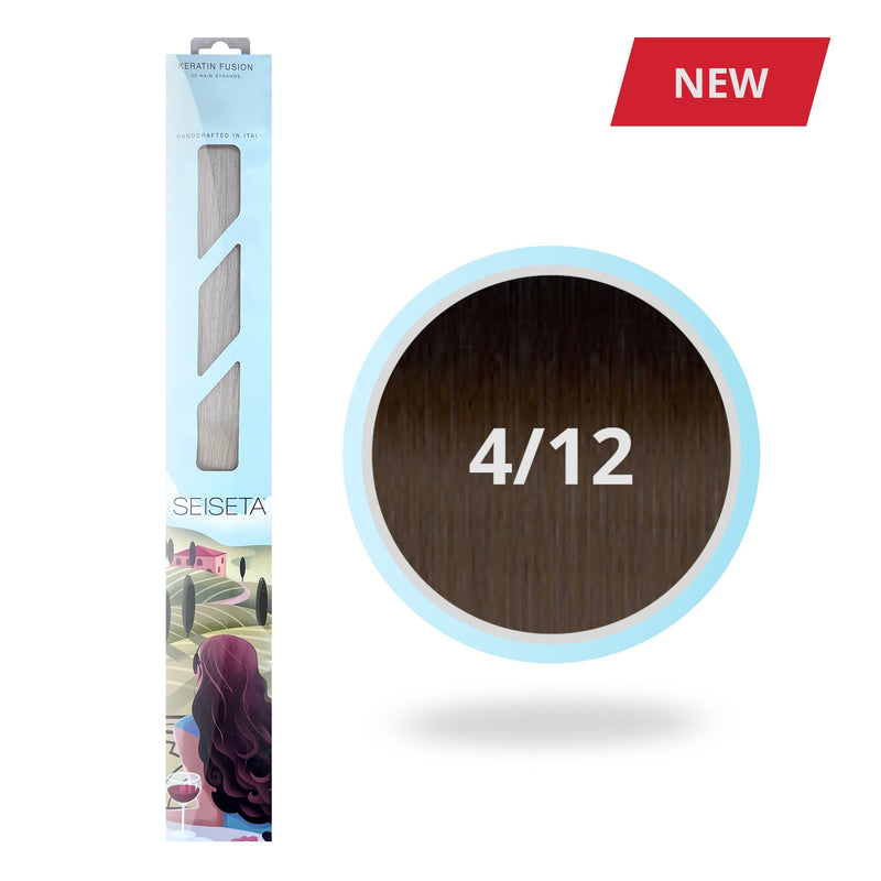 Seiseta kleur 4/12O - Bruin / Goudblond koper Ombre