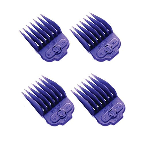 Andis Nano Silver Magnetic Comb Set – Large 4-Piece