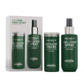 Immortal NYC Hair Building Fibers 20g & Fibers Locking Spray 150ml 2 in 1 Set - Black