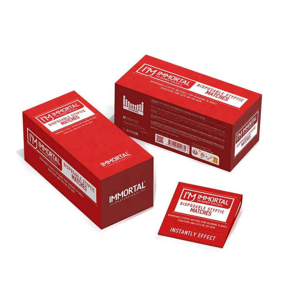 Immortal Disposable Styptic Matches