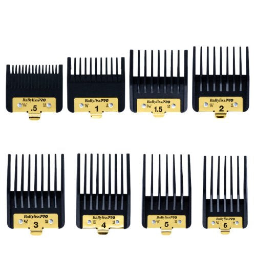 BaBylissPRO Premium Clipper Guards X 8 Opzetkammen
