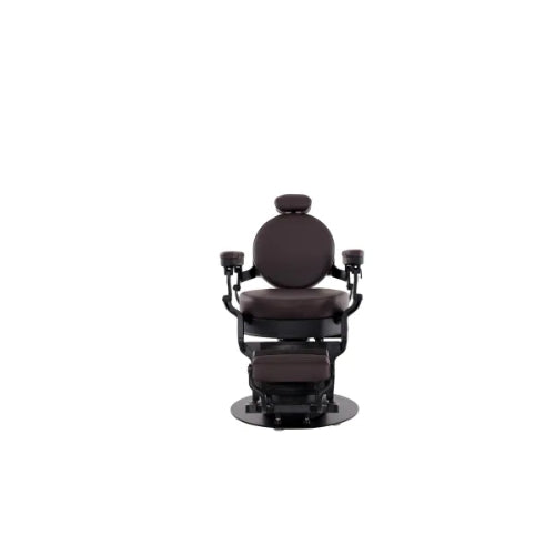 BarbierPro - Volt Premium Elektrische Barberstoel - Donkerbruin