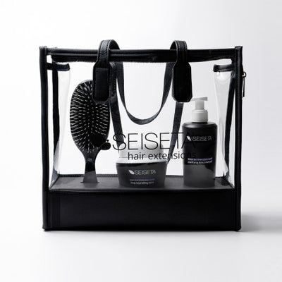 Seiseta Complete haarverzorgingsset met shampoo 250 ml, masker 150 ml en medium borstel