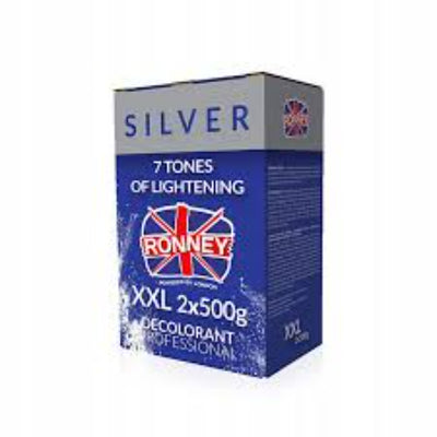 Ronney Professional Silver Classic Dust Free Bleaching Powder XXL 2 x 500 ml