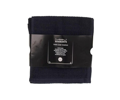 Barburys Take Care Towels  facial towels zwart 20 x 70