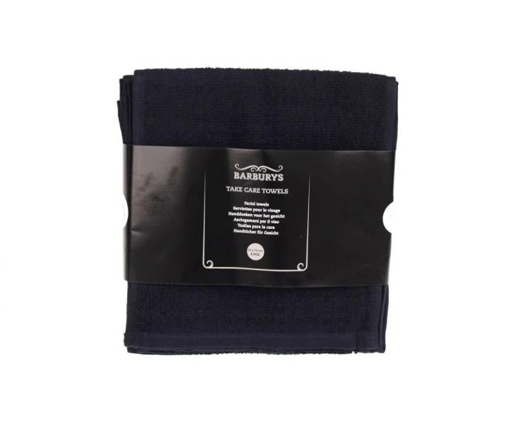 Barburys Take Care Towels  facial towels zwart 20 x 70