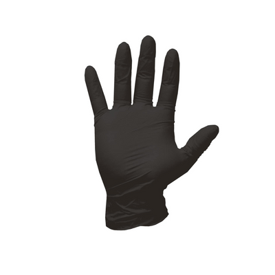 Handschoenen Nitril Zwart Poedervrij (100 Stuks)