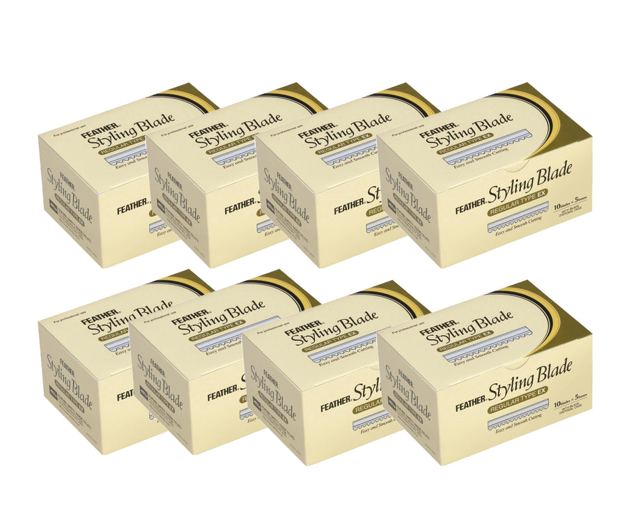 Feather Styling Blades Navulmesjes 400 stuks - Per 8 pack