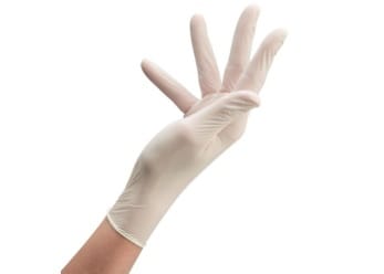 Nitrile hy@pro handschoenen M Wit 100 stuks