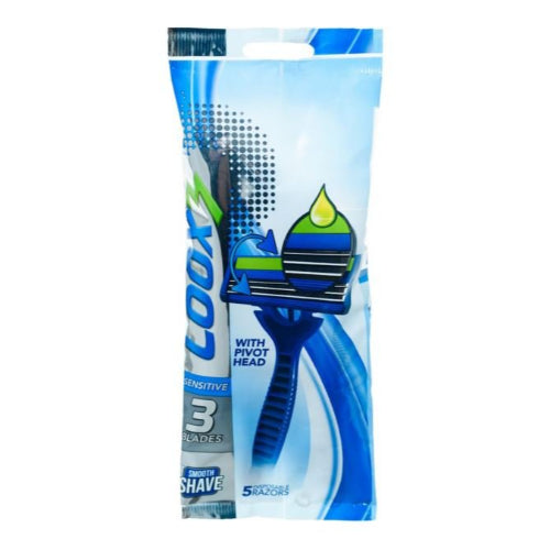 Treet Loox 3 Blue (3 messen scheermes) (5 scheermessen in een zakje)