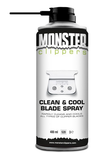 Monster Clippers Clean &amp; Cool Blade Spray 400 ml