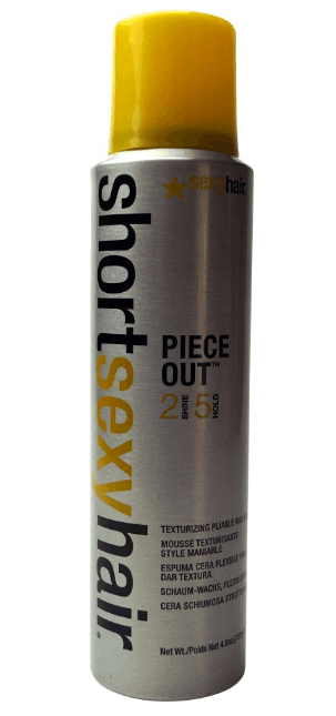 Short Sexy Hair Piece Out Wax Mousse 4.8oz