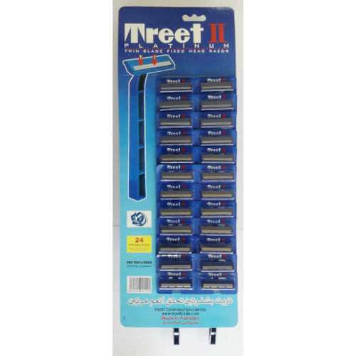Treet-II (24 scheermessen op een kaart)