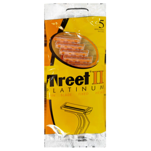 Treet-II Geel (5 scheermessen in een zakje)